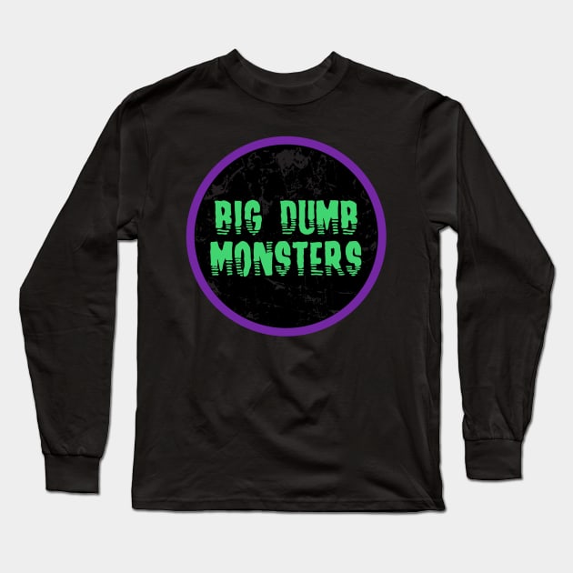 New Big Dumb Logo Long Sleeve T-Shirt by Big Dumb Monsters